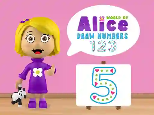 Juego World of Alice Draw Numbers en línea