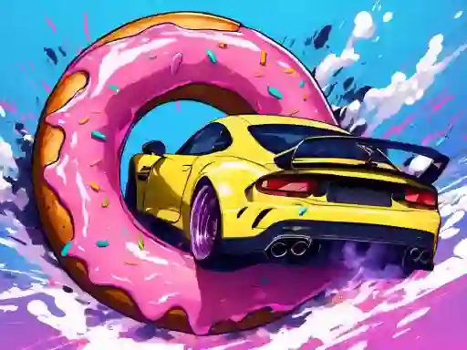 Juego Roof Car Stunt en línea