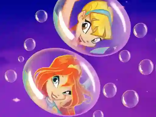 Juego Draw Winx Bubble Path en línea