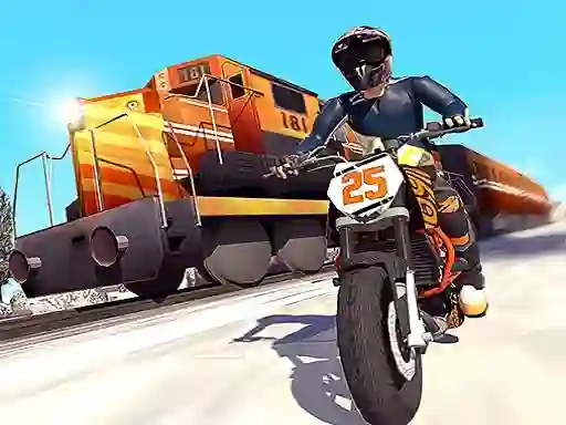 Juego Trail Bike vs Train Race en línea