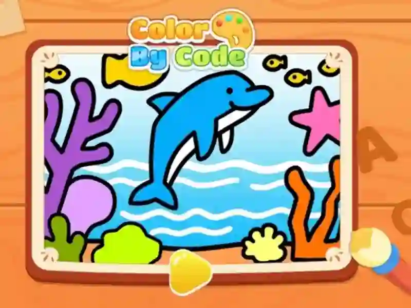 Juego Color By Code: Dolphin en línea