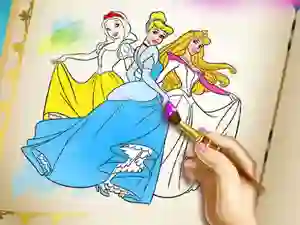 Juego Princesses Coloring Book en línea