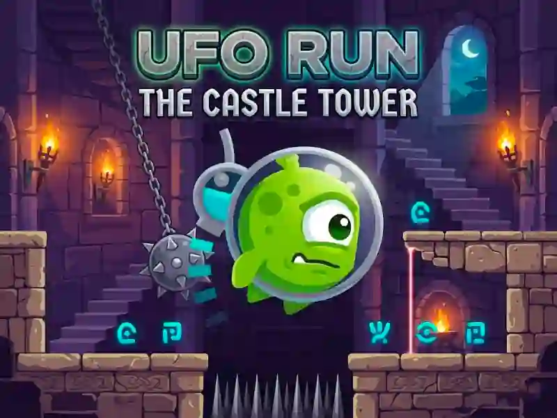 Juego Ufo Run The castle tower en línea