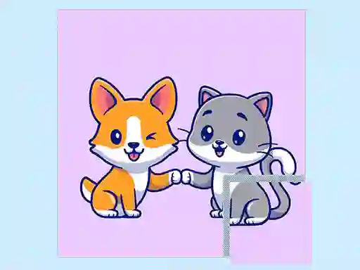 Juego Cats and Dogs Puzzle en línea