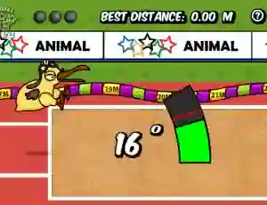 Juego Animal Olympics Triple Jump en línea