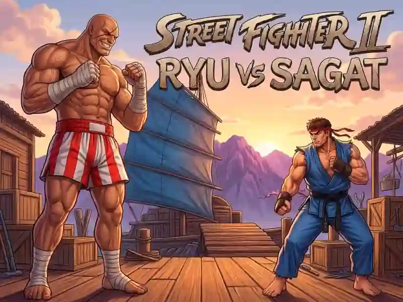 Juego Street Fighter II Ryu vs Sagat en línea
