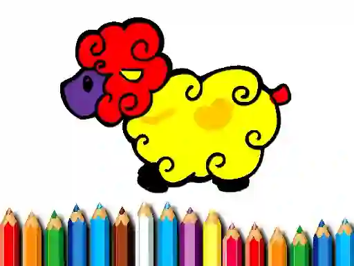 Juego Baby Sheep Coloring en línea