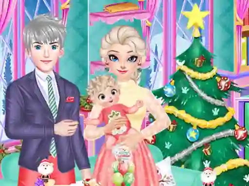 Juego Frozen Family Christmas Preparation en línea