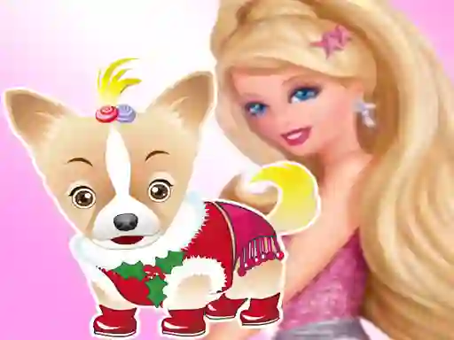 Juego Barbie's Dog Dressup en línea