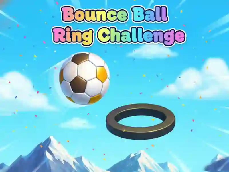 Juego Bounce Ball Ring Challenge en línea