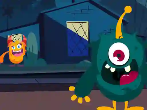 Juego Funny Monsters Jigsaw en línea