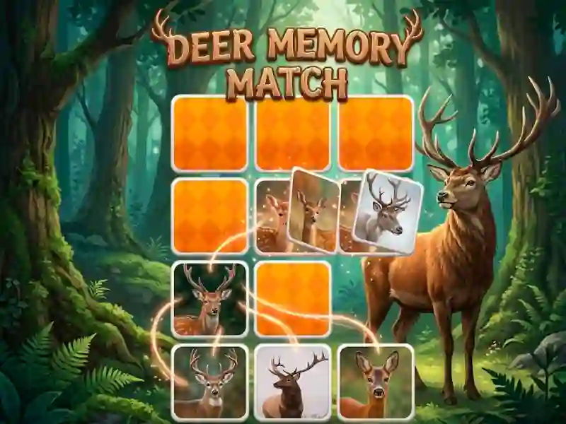 Juego Deer Memory Match en línea