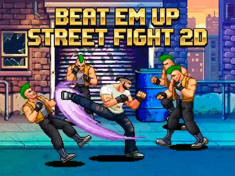 Juego Beat Em Up Street Fight 2d en línea