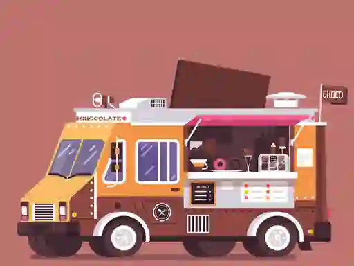 Juego Food and Drink Trucks Memory en línea