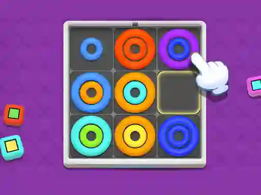 Juego Neon Circles & Color Sort en línea