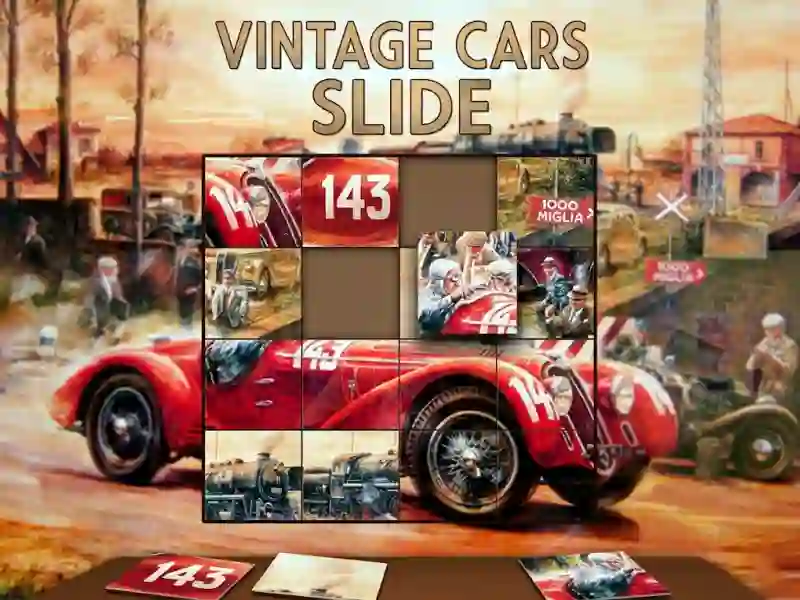 Juego Vintage Cars Slide en línea