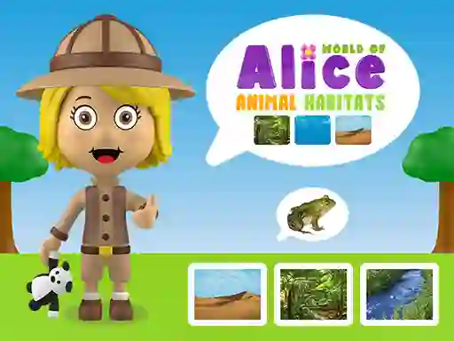 Juego World of Alice Animal Habitats en línea