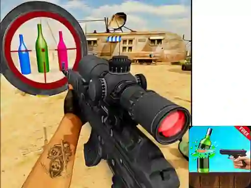 Juego Sniper Bottle Shooting en línea