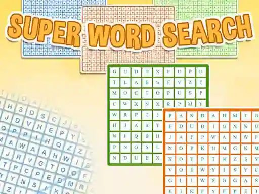 Juego Super Word Search en línea