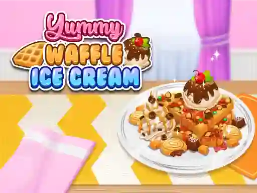 Juego Yummy Waffle Ice Cream en línea