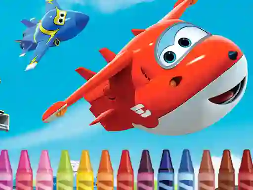 Juego Superwings Coloring en línea