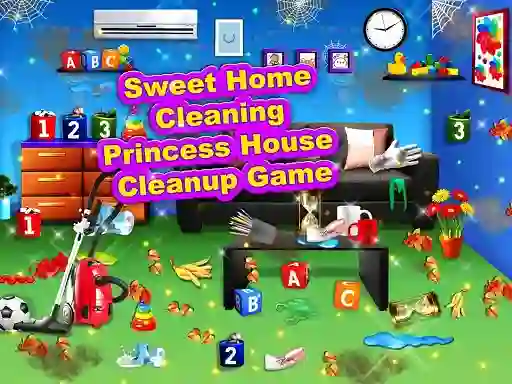 Juego Sweet Home Cleaning: Princess House Cleanup Game en línea