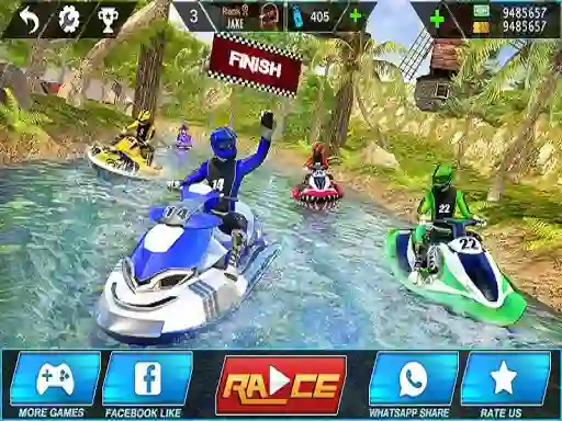 Juego Jet Ski Water Boat Racing en línea