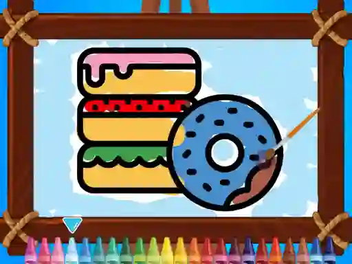 Juego Kids Coloring Bakery en línea
