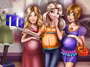 Juego Princesses Pregnant Selfie en línea