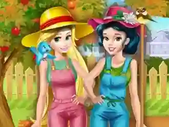 Juego Princesses Working In the Garden en línea
