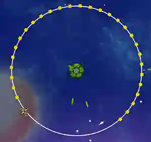Juego Orbit Avoider en línea