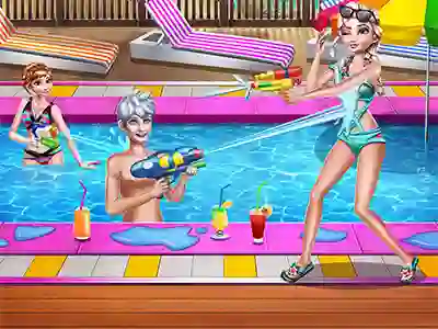 Juego Sisters Pool Party en línea