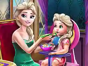Juego Ice Queen Toddler Feed en línea