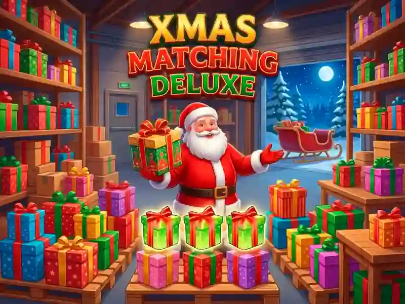 Juego Xmas Matching Deluxe en línea