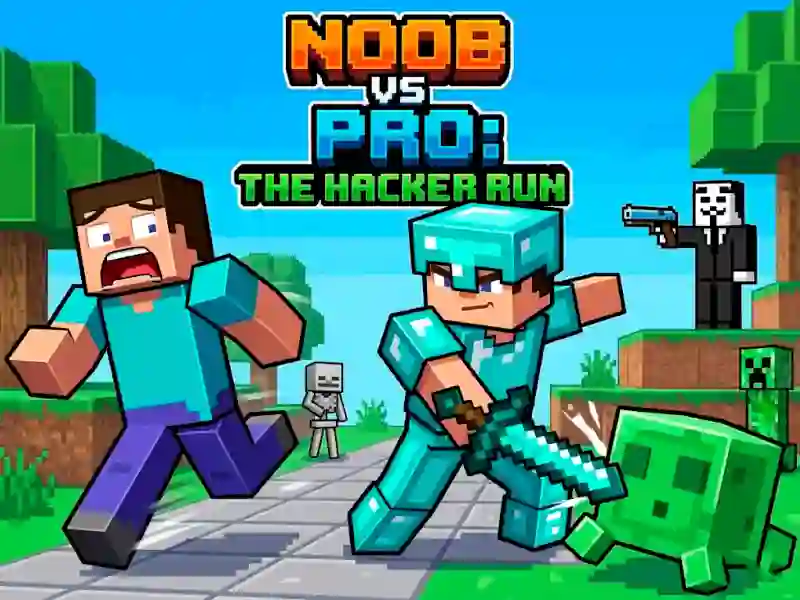 Juego Noob vs Pro Help Hacker danger Hacker en línea