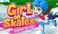 Juego Girl on Skates Paper Blaze en línea
