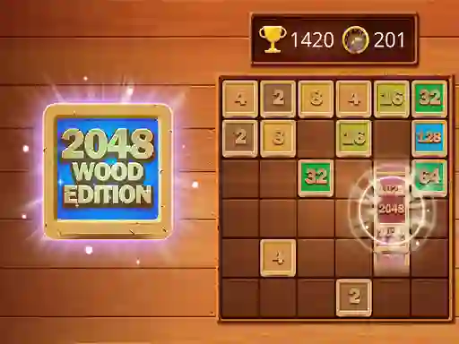 Juego 2048 Wooden Edition en línea