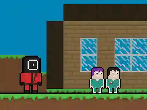 Juego Squid Escape But Blockworld en línea