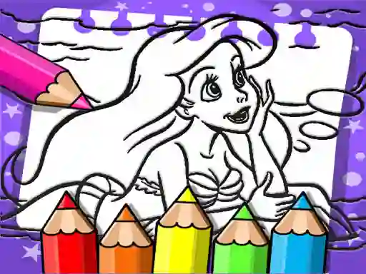 Juego Ariel The Mermaid Coloring Book en línea