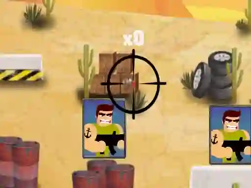 Juego 2D War Friends Shooting en línea