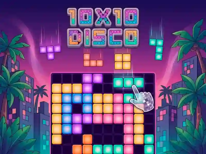 Juego 10x10 Disco en línea