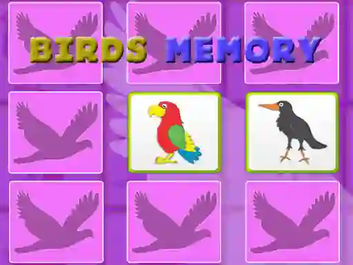 Juego Kids Memory With Birds en línea