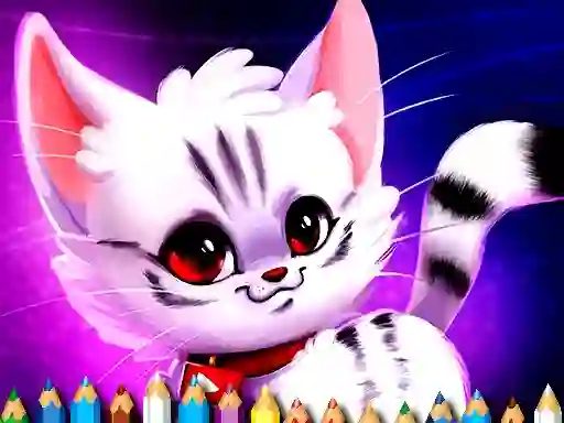 Juego Cute Kitty Coloring en línea