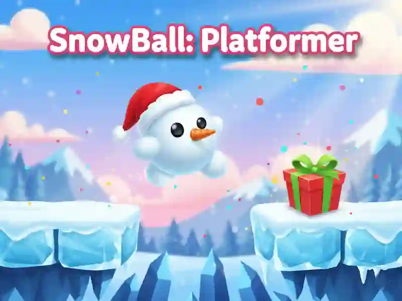 Juego SnowBall: Platformer en línea