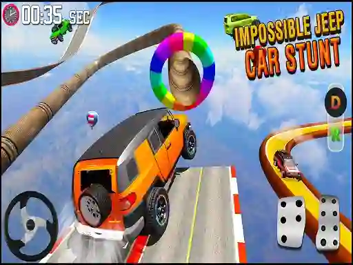 Juego GT Jeep Impossible Mega Dangerous Track en línea