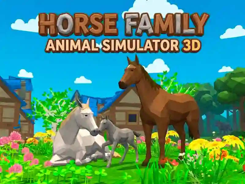 Juego Horse Family Animal Simulator 3D en línea