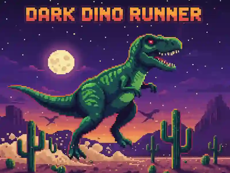 Juego Dark Dino Runner en línea