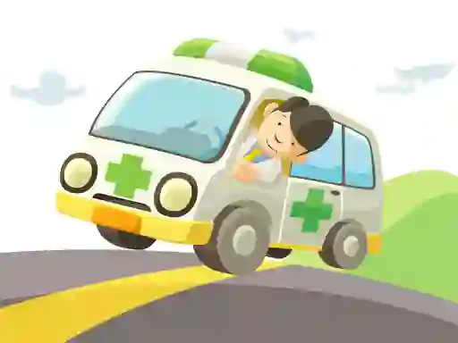 Juego Cartoon Ambulance en línea