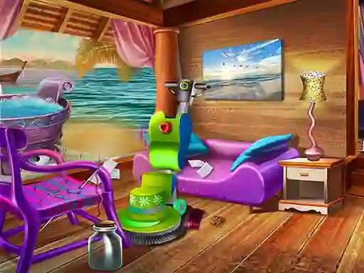 Juego Beach House Cleaning en línea