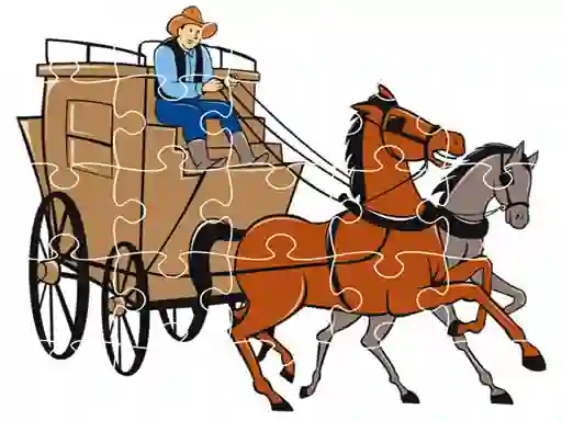 Juego Wagons Jigsaw en línea